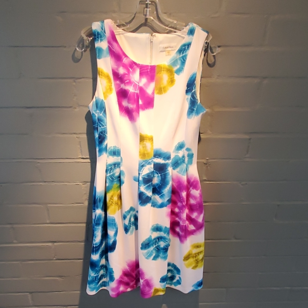 Calvin Klein fit and flare dress